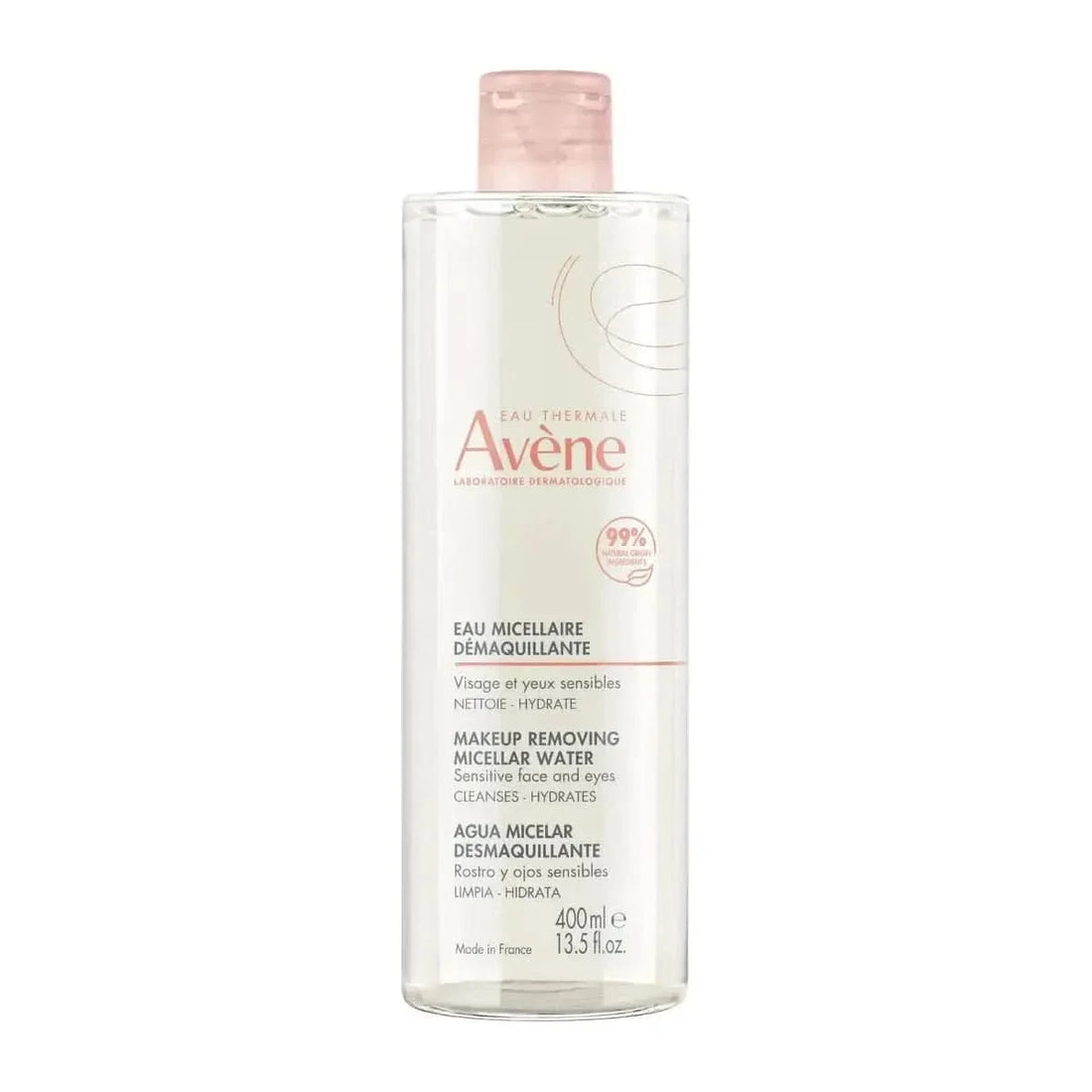Avène Micellar Lotion 400ml 3-in-1 Cleanser, Toner & Make-Up Remover for All Skin Types