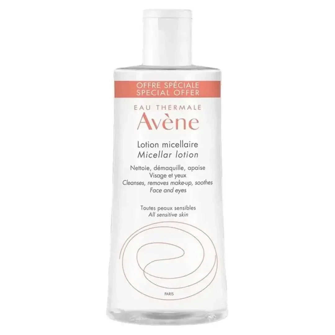 Avene Micellar Lotion 500ml | Gentle Cleansing & Soothing Hydration Effortlessly Cleanse, Refresh, and Soothe in One Step
