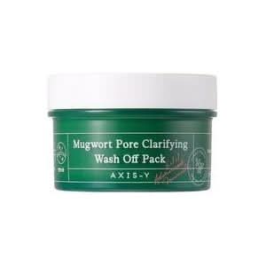 AXIS-Y Mugwort Pore Clarifying Wash Off Pack 100ml | Detoxifying & Soothing Clay Mask