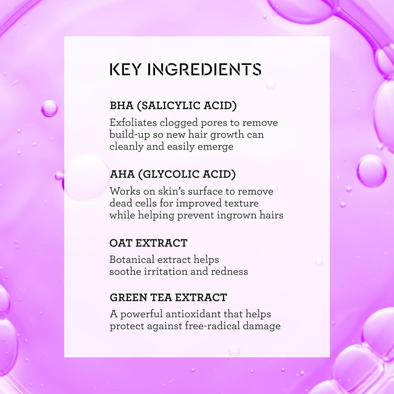 Bliss Ingrown Hair & Razor Bump Eliminating Solution - 120ml | AHA & BHA Exfoliating Toner for Smooth, Bump-Free Skin