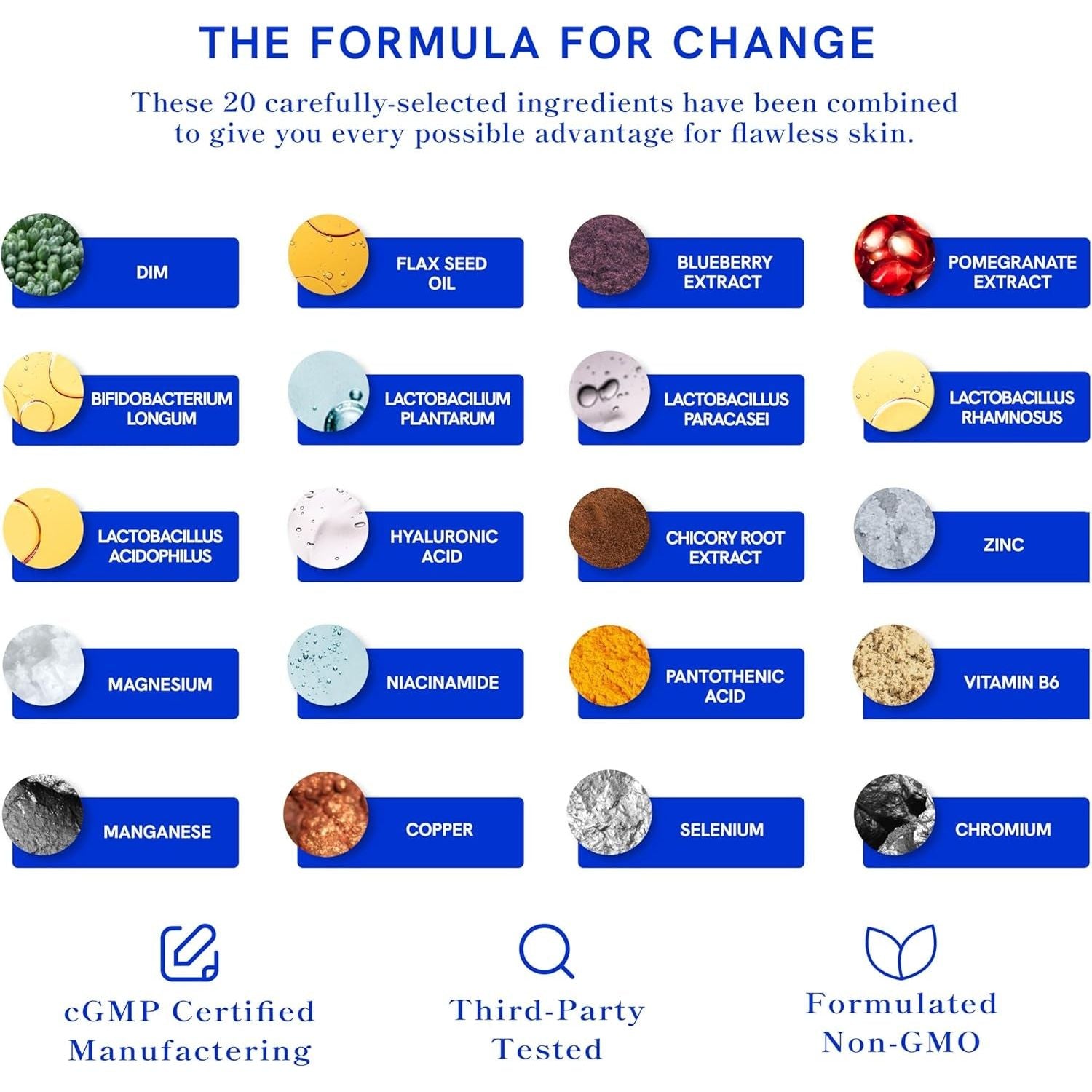 SM Nutrition Clear Acne Support – 120 Capsules | Triple-Action Hormonal, Gut & Skin Nutritional Acne Support