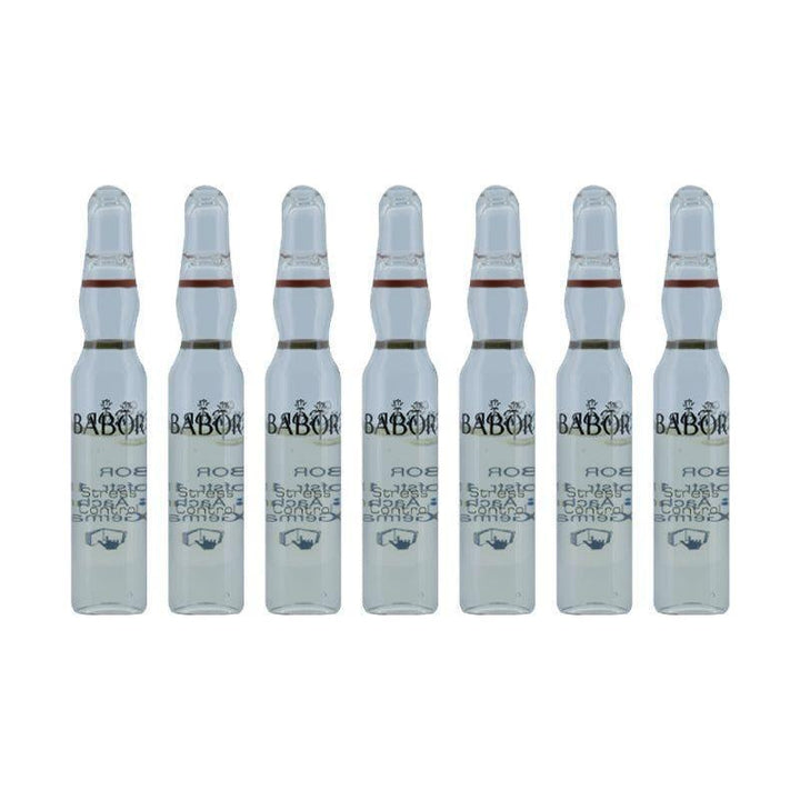Babor SOS Ampoule Concentrates Stress Control 7x2ml | Anti-Stress & Soothing Serum for Calmed, Resilient Skin