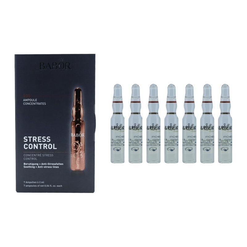 Babor SOS Ampoule Concentrates Stress Control 7x2ml | Anti-Stress & Soothing Serum for Calmed, Resilient Skin
