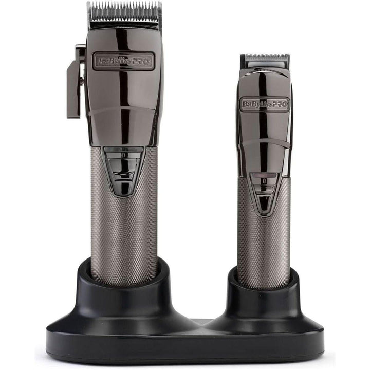 BaByliss PRO Cordless Super Motor Duo | Ultimate Professional Clipper & Trimmer Set Achieve barber-quality precision with the BaByliss PRO Cordless Super Motor Duo