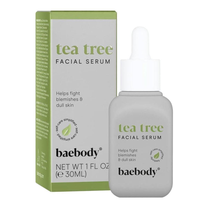 Baebody Tea Tree Oil Super Serum | Clarifying & Renewing Facial Treatment