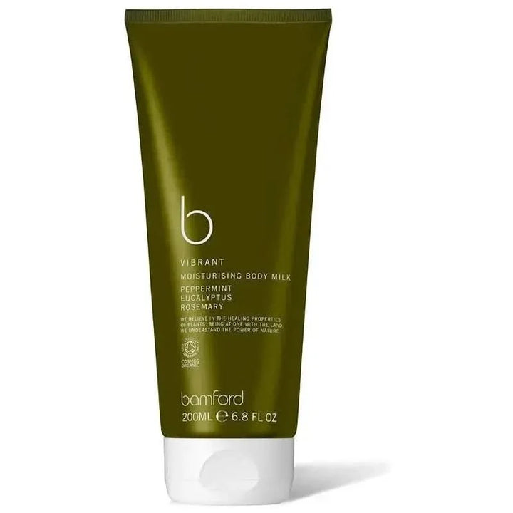 Bamford B Vibrant Moisturising Body Milk 200ml | Lightweight Hydration & Energizing Scent Lightning-fast hydration with an uplifting, all-natural scent to refresh skin and spirit!