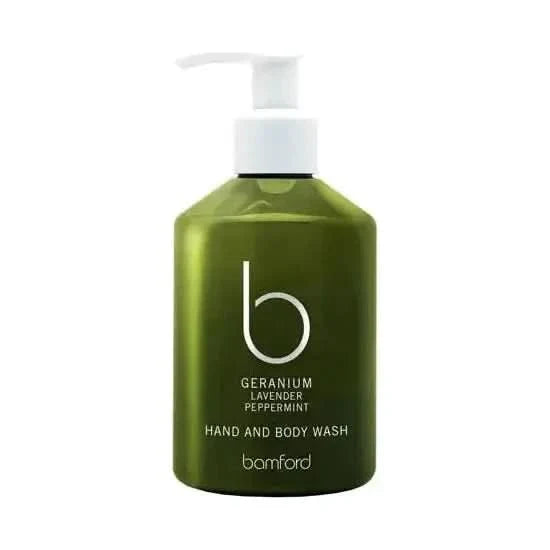 Bamford Geranium Hand & Body Wash 250ml | Gently Cleanse & Revitalize Luxurious daily cleansing for your skin and senses—pure, gentle, and revitalising!