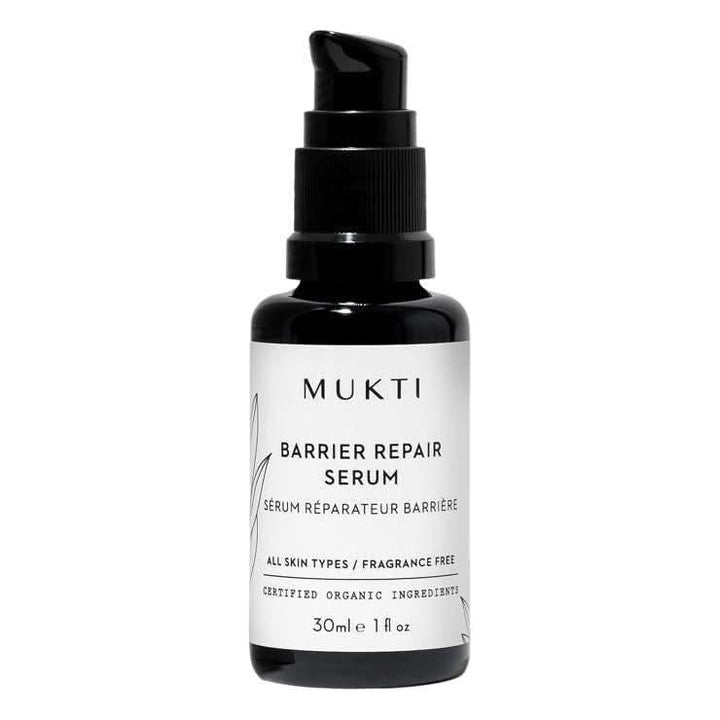 Mukti Organics Barrier Repair Serum 30ml | Calm, Strengthen & Hydrate – Antioxidant-Rich Serum for Sensitive, Hormonal & Stressed Skin Mukti Organics
