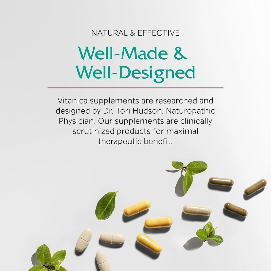Vitanica Women's Phase II Menopause Support 180 Capsules | Natural Hormone Balance & Symptom Relief