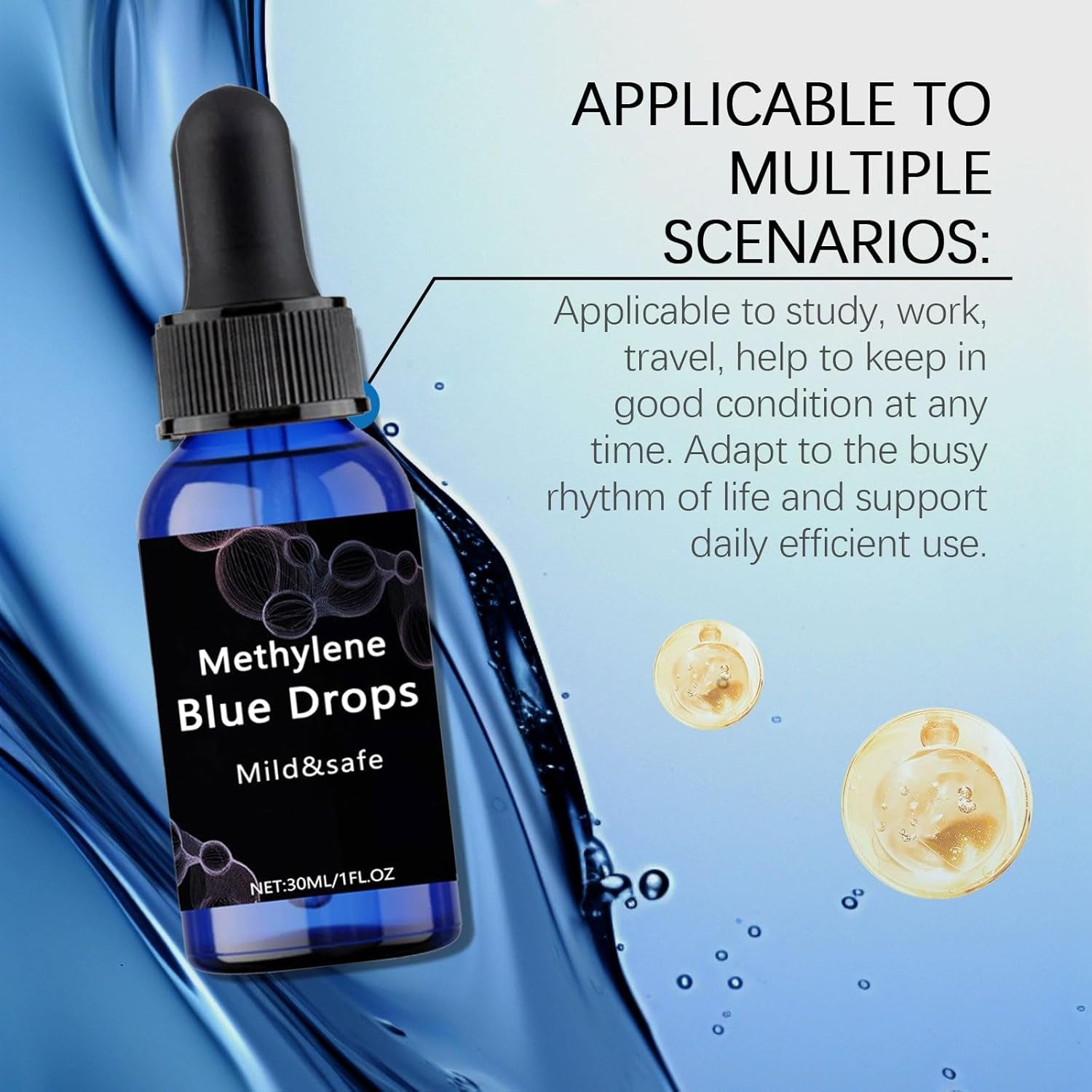 Rulinal Methylene Blue Drops 30ml | Mild, Safe & Effective Energy + Mitochondrial Support