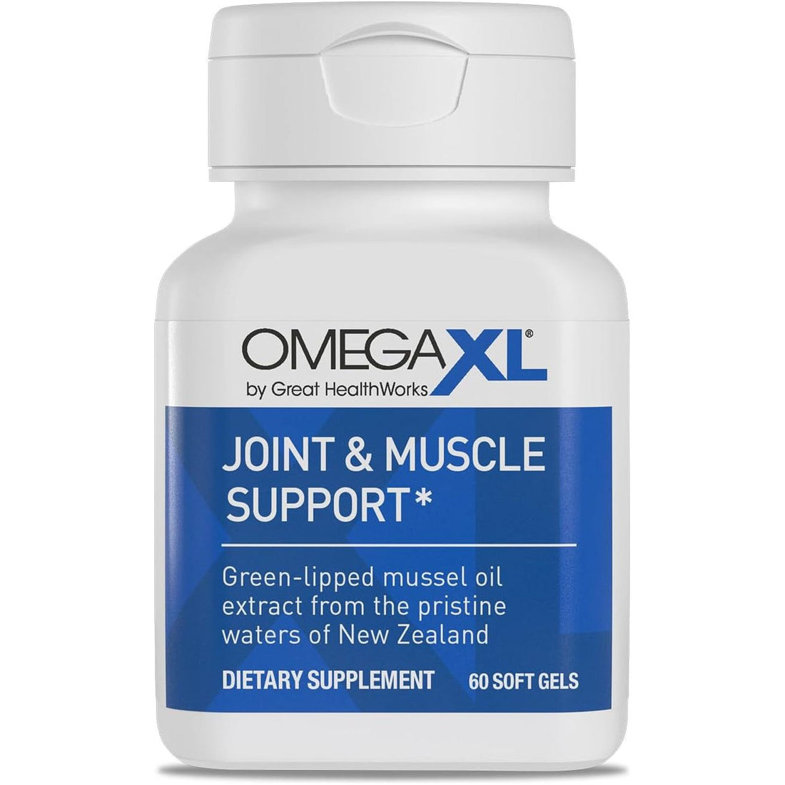 OmegaXL Joint & Muscle Support 60 Softgels | Advanced Green-Lipped Mussel Omega-3 Complex