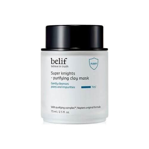 belif Super Knights Purifying Clay Mask Your Weekly Detox for a Poreless, Matte Finish!