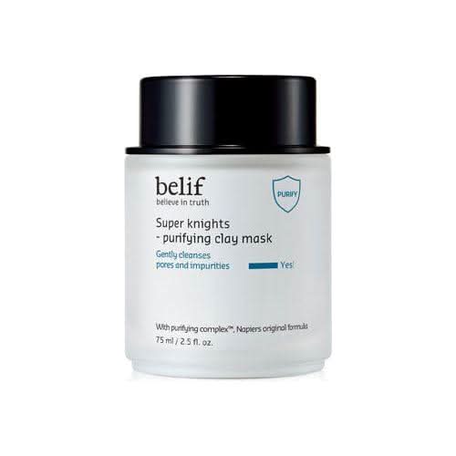 belif Super Knights Purifying Clay Mask Your Weekly Detox for a Poreless, Matte Finish!