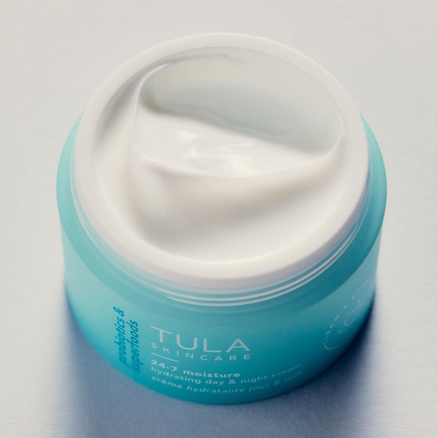 TULA SKINCARE 24-7 Moisture Hydrating Day & Night Cream (Regular) - 43g | Lightweight, Nourishing Moisturizer