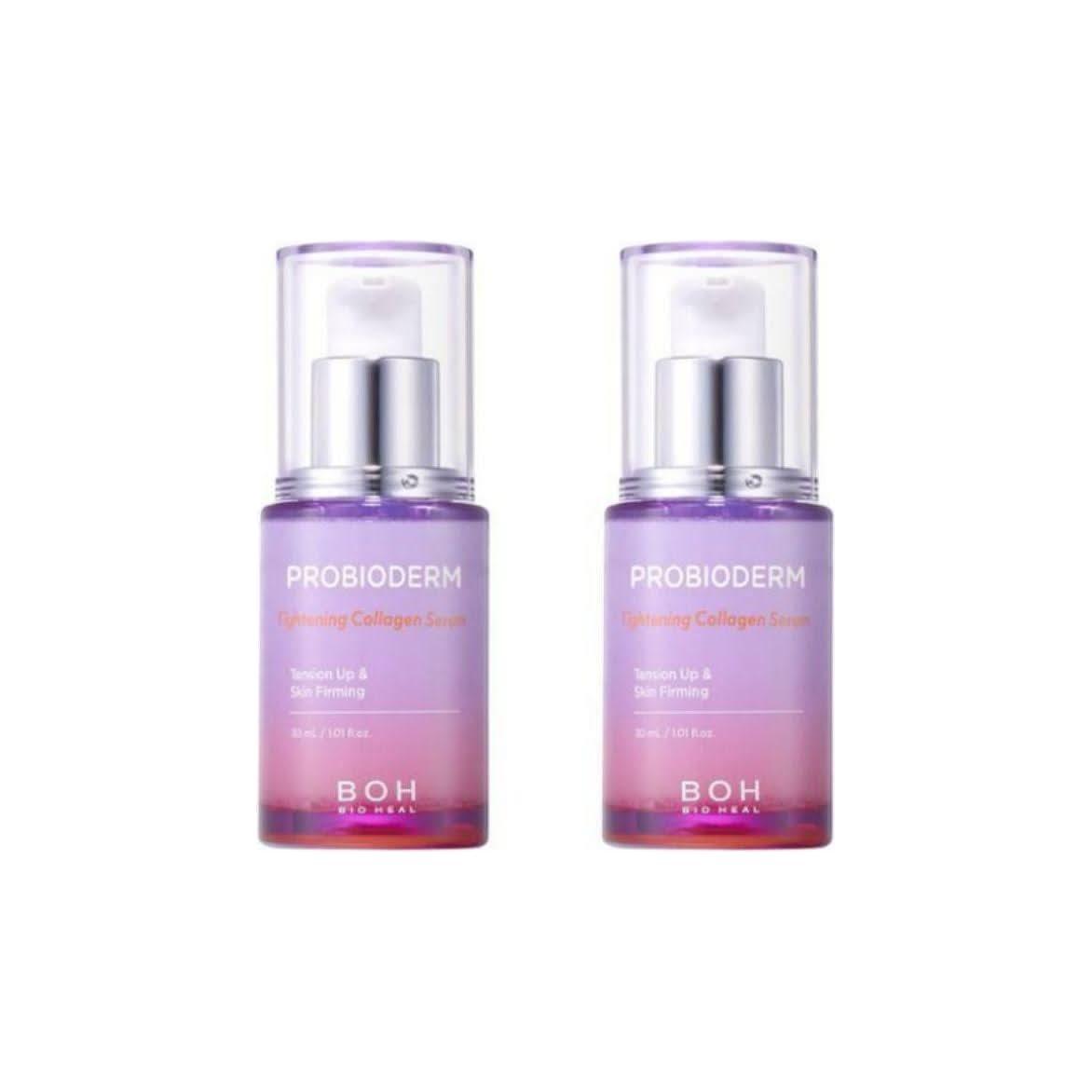BIO HEAL BOH Probioderm Tightening Collagen Serum Duo 2 x 50ml | Pore-Refining & Firming Treatment for Youthful Glow