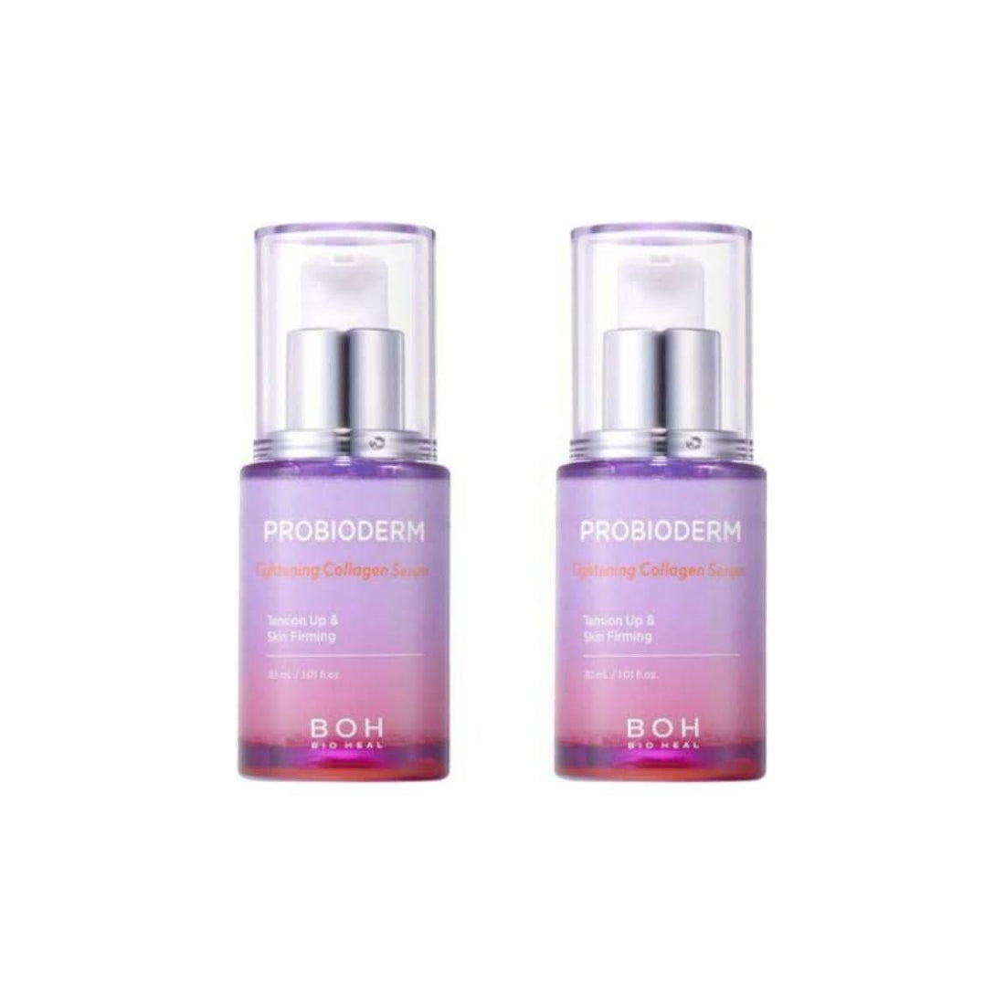 BIO HEAL BOH Probioderm Tightening Collagen Serum Duo 2 x 50ml | Pore-Refining & Firming Treatment for Youthful Glow