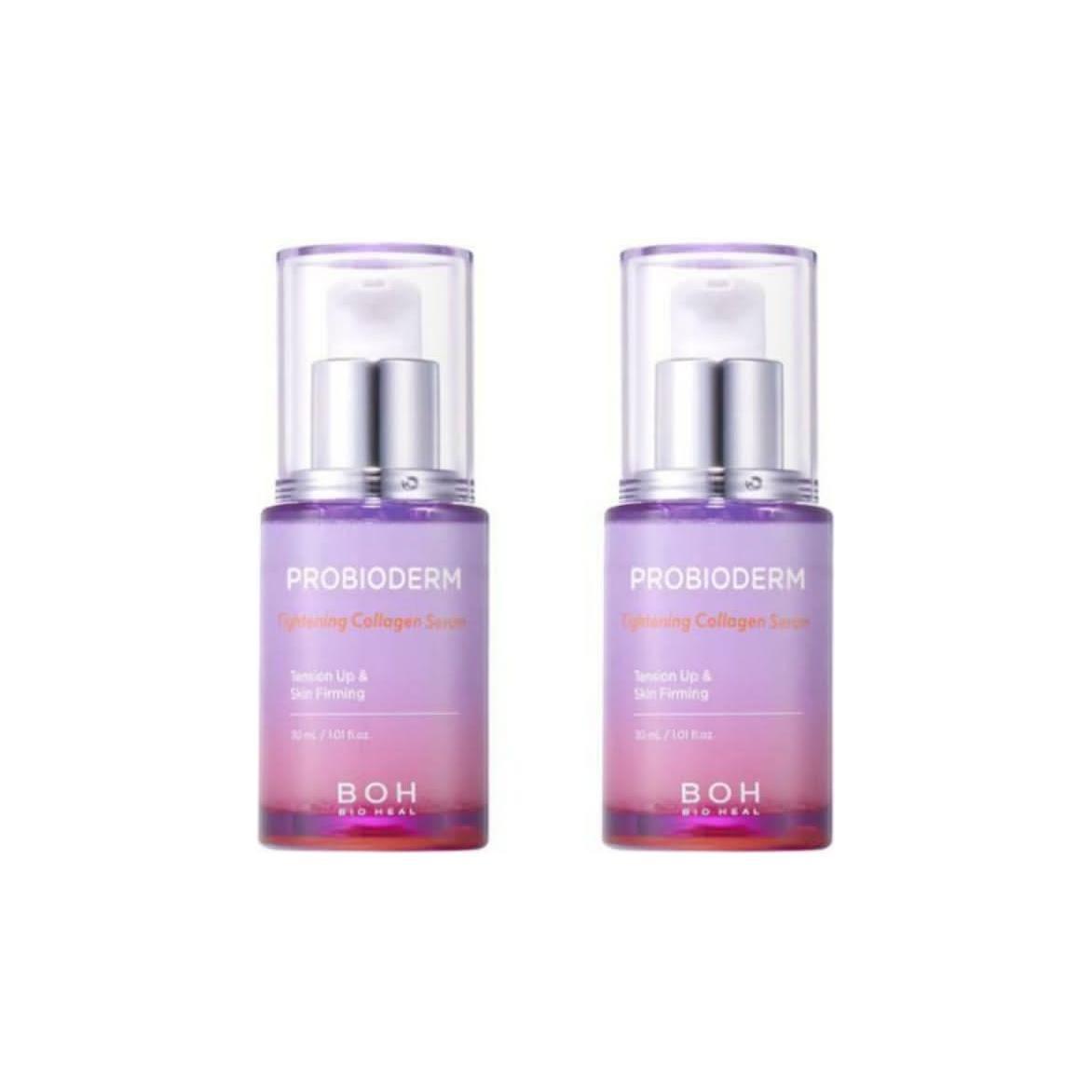BIO HEAL BOH Probioderm Tightening Collagen Serum Duo 2 x 50ml | Pore-Refining & Firming Treatment for Youthful Glow
