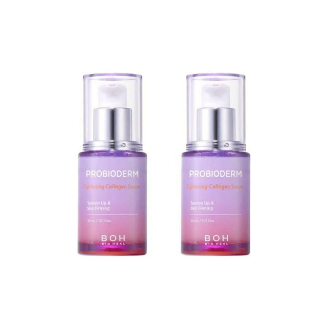 BIO HEAL BOH Probioderm Tightening Collagen Serum Duo 2 x 50ml | Pore-Refining & Firming Treatment for Youthful Glow