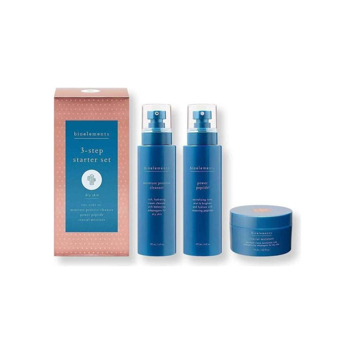 Bioelements 3-Step Starter Set for Dry Skin Hydrating Skincare System