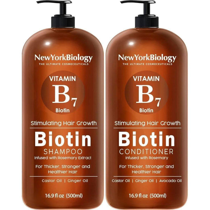 Biotin Shampoo and Conditioner Set 500ml | Hair Growth & Thinning Hair Solution