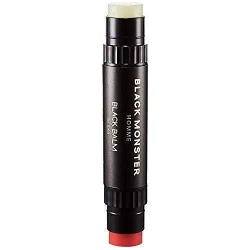 BLACK MONSTER Black Balm Dual-Ended Tinted Lip Balm & Moisturizer for Men (2.4g) BLACK MONSTER