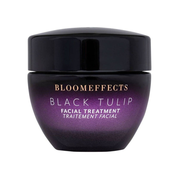 Bloomeffects Black Tulip Facial Treatment - 50ml - Luxurious Multi-Tasking Moisturizer, Mask, and Overnight Cream