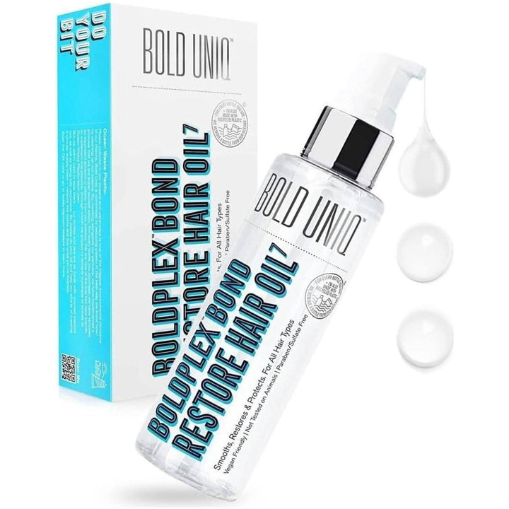 Bold Uniq Boldplex 7 Hair Oil 100ml | Revitalize, Strengthen & Add Shine to All Hair Types Your Hair’s Ultimate Elixir