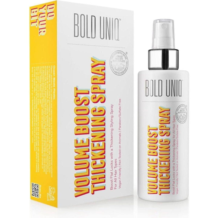 Bold Uniq Volumising Hair Thickening Texture Spray 175ml | Instant Lift, Lasting Volume & Fullness for All Hair Types