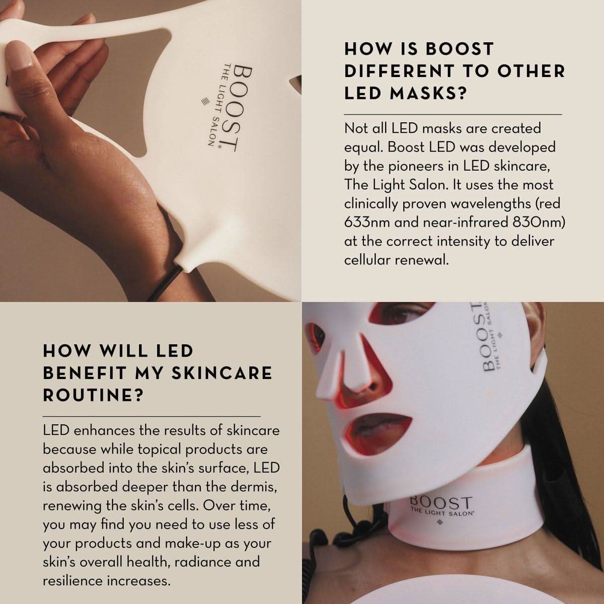 The Light Salon Boost LED Mask | Clinically Proven Skin Rejuvenation