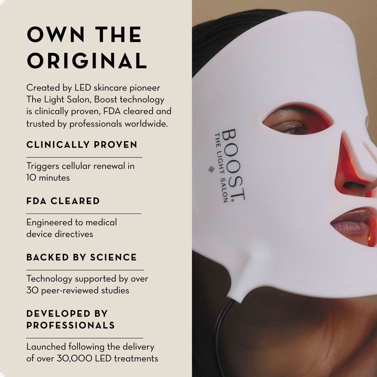 The Light Salon Boost LED Mask | Clinically Proven Skin Rejuvenation