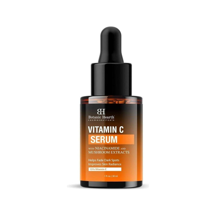 Botanic Hearth 15% Vitamin C Face Serum 30ml | A Brightening & Revitalising Antioxidant Serum Botanic Hearth