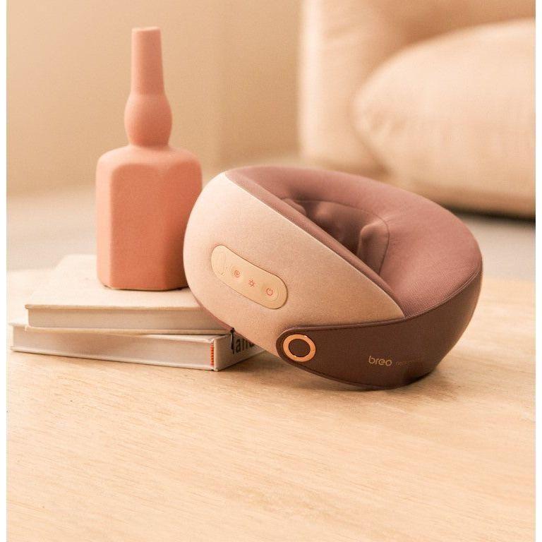 BREO C2 Neck Massager 360° Deep Tissue Massage &Heat Therapy | Cordless Neck Relief for Daily Use