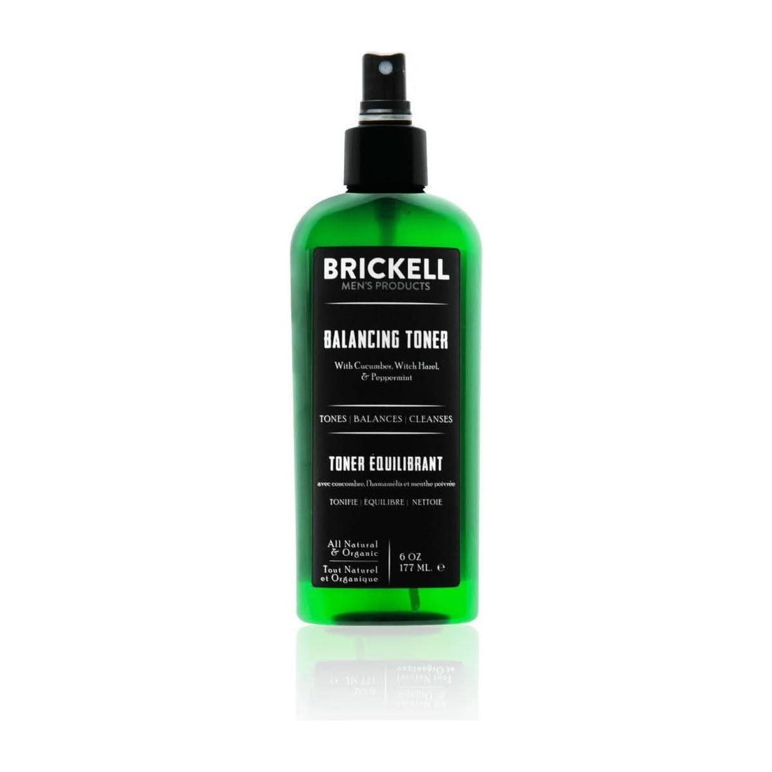 Brickell Balancing Toner 237ml | Oil-Control & Pore-Refining Facial Mist Brickell