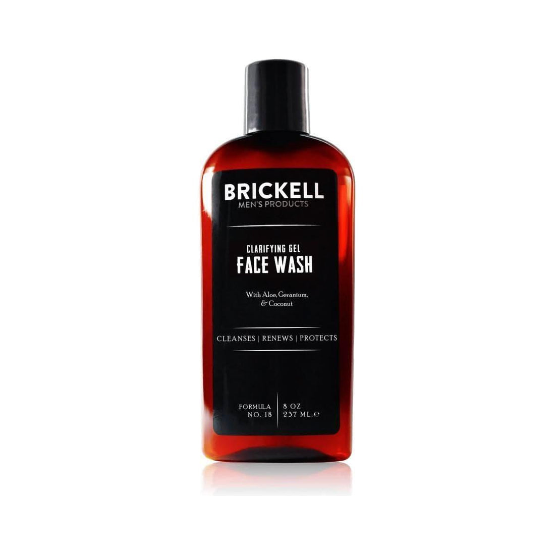 Brickell Clarifying Gel Face Wash 237ml | Oil-Control & Deep Cleansing Formula for Men Brickell