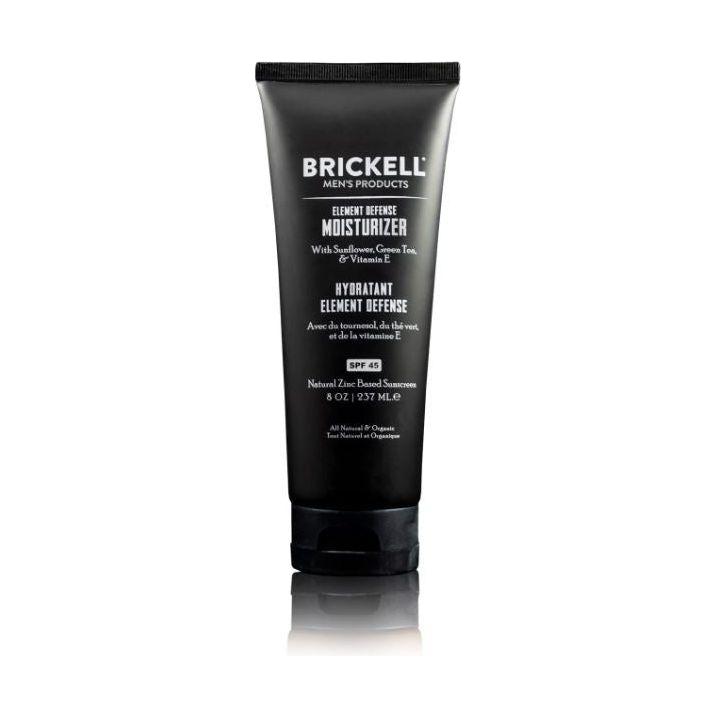 Brickell Element Defense Moisturizer with SPF 45 237ml | Broad Spectrum UVA/UVB Protection & Hydration Brickell