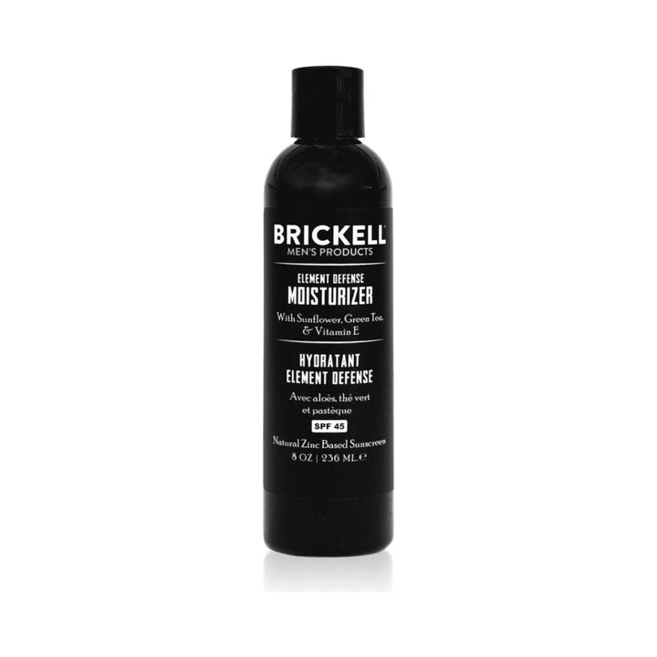 Brickell Element Defense Moisturizer with SPF 45 237ml | Broad Spectrum UVA/UVB Protection & Hydration Brickell
