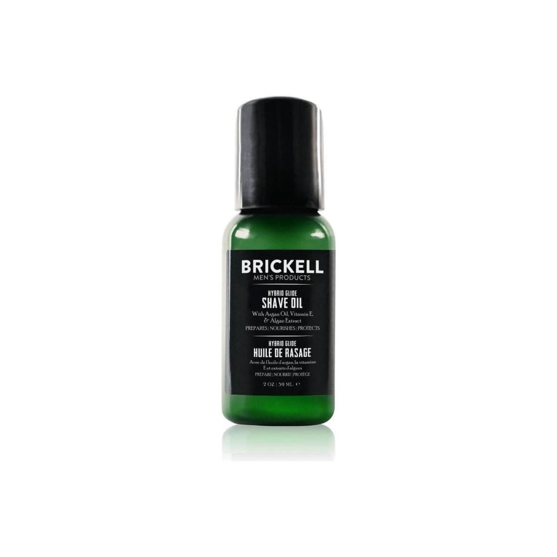 Brickell Hybrid Glide Shave Oil 59ml | Pre-Shave Protection & Ultra-Smooth Shaving Brickell