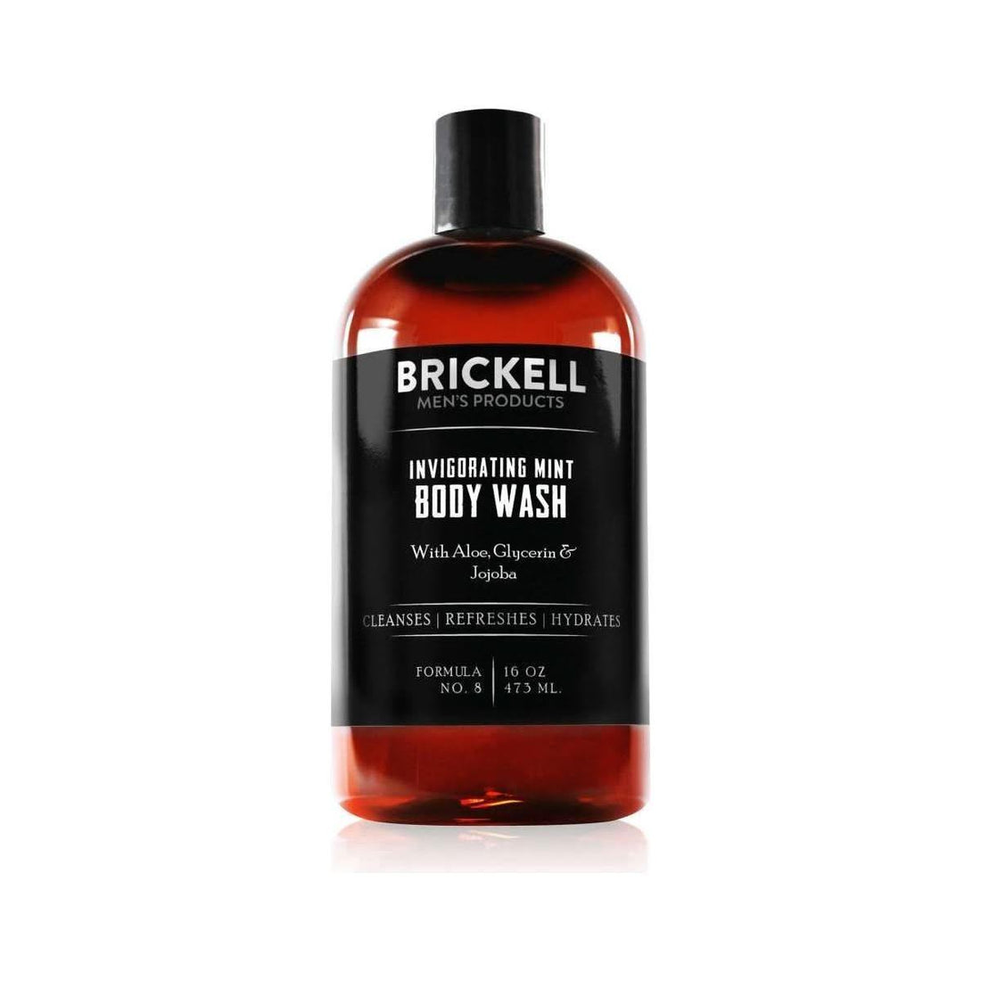 Brickell Invigorating Body Wash Mint 473ml | Deep Cleansing & Hydration Brickell
