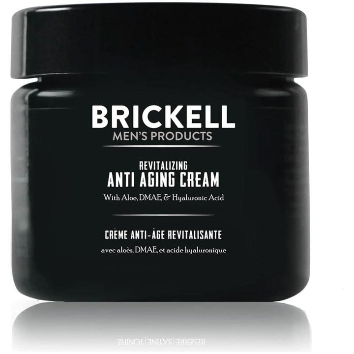 Brickell Men's Revitalizing Anti-Aging Cream | Polish Your Way to Firmer, Younger-Looking Skin
