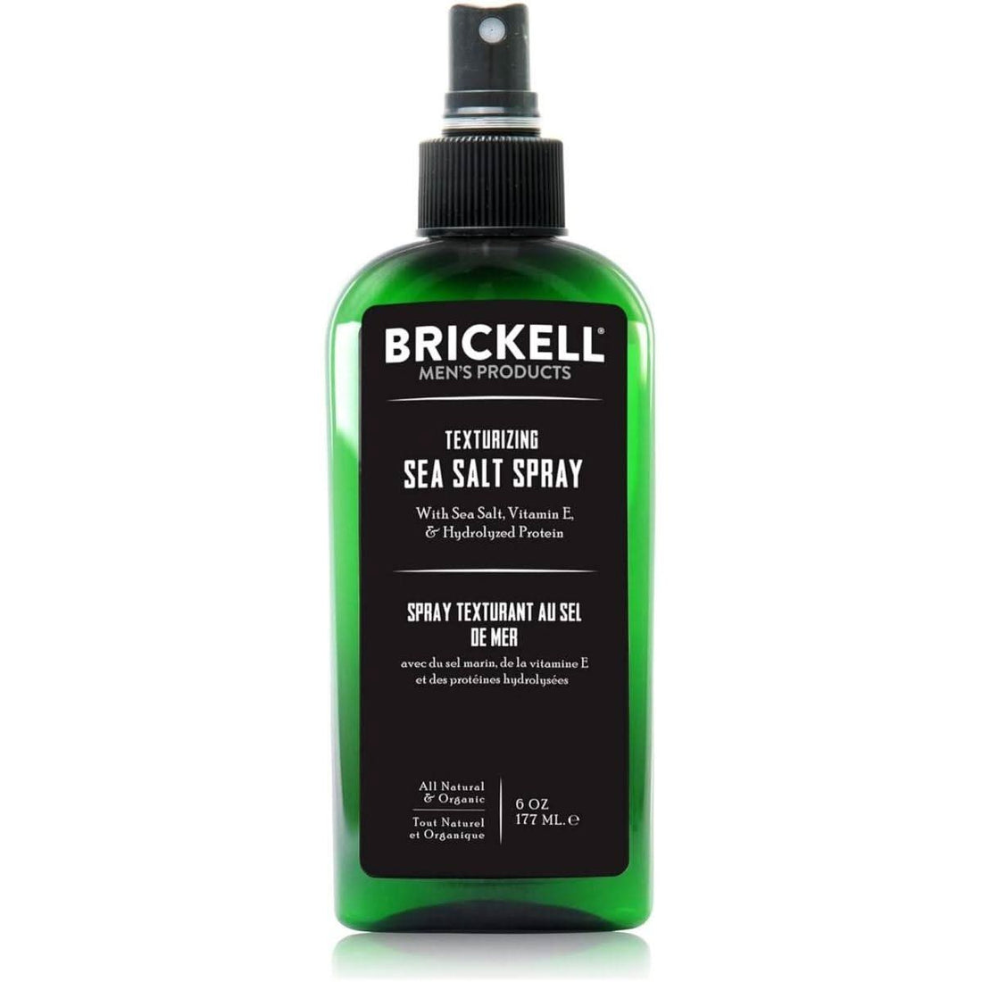 Brickell Men's Texturizing Sea Salt Spray | Effortless Beach-Inspired Texture & Volume