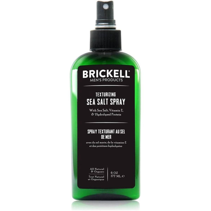 Brickell Men's Texturizing Sea Salt Spray | Effortless Beach-Inspired Texture & Volume