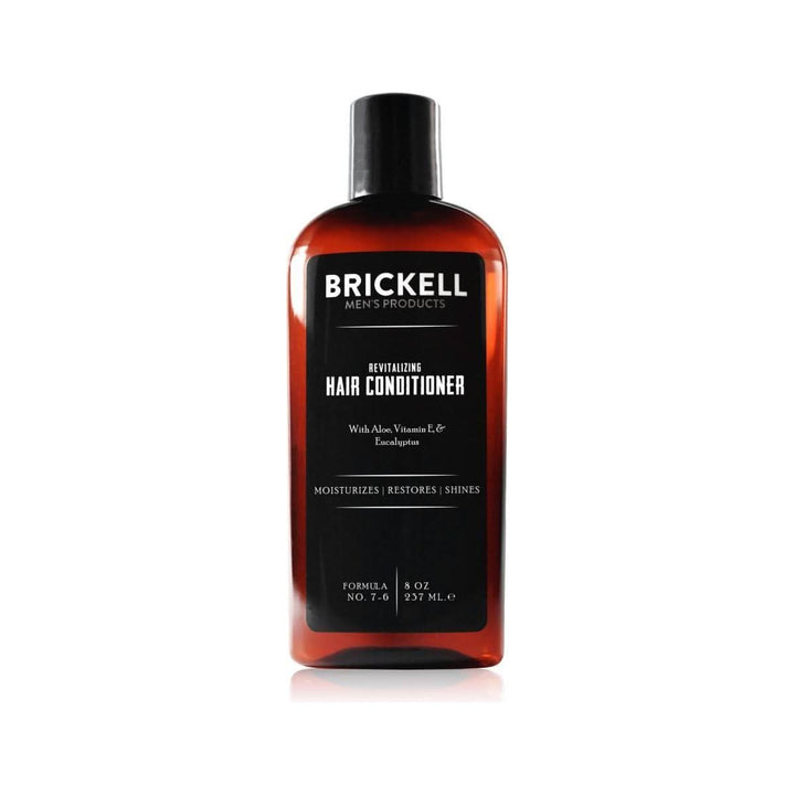 Brickell Revitalizing Hair & Scalp Conditioner 237ml | Hydrating & Strengthening Formula for Men Brickell