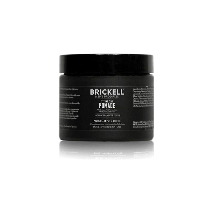 Brickell Styling Paste Pomade 59ml | Strong Hold, Matte Finish & Hair Nourishment Brickell