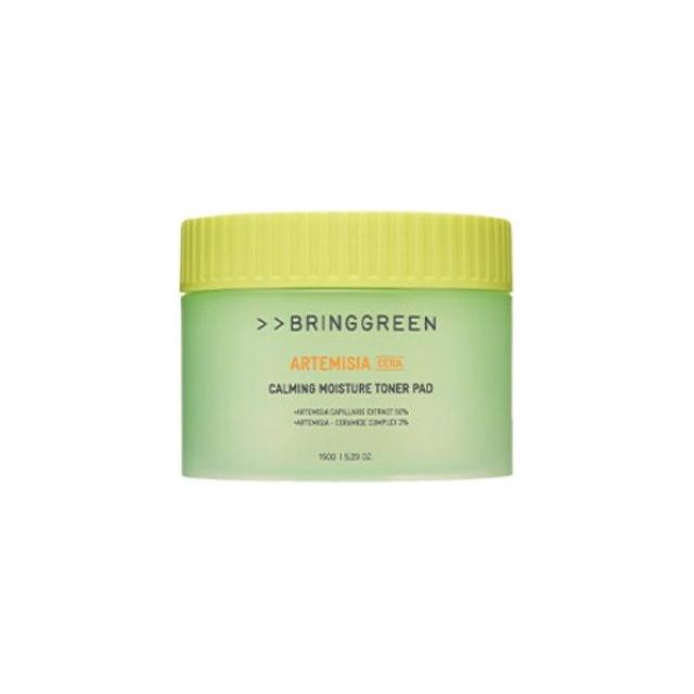 BRINGGREEN Artemisia Calming Moisture Toner Pad | Quick-Soothing Hydration Pads BRINGGREEN