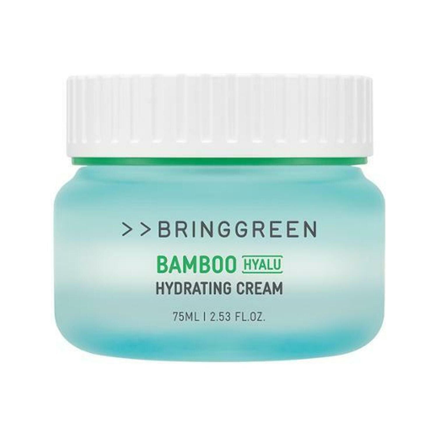 BRINGGREEN Bamboo Hyalu Hydrating Cream | Deep Moisture & Skin Barrier Support BRINGGREEN
