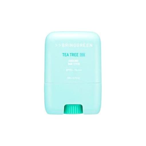 BRINGGREEN Tea Tree Cica Cooling Sun Stick SPF50+ PA++++ | Soothing, Refreshing Sun Protection
