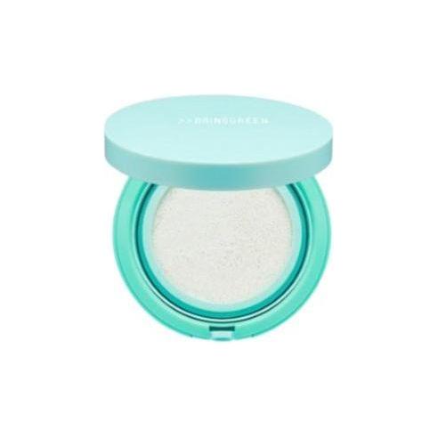 BRINGGREEN Tea Tree Cica Tone Up Sun Cushion SPF50+ PA++++ | Soothing, Non-Greasy UV Protection BRINGGREEN