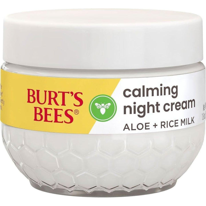 Burt’s Bees Night Cream for Sensitive Skin 53ml | Fragrance-Free Overnight Moisturiser