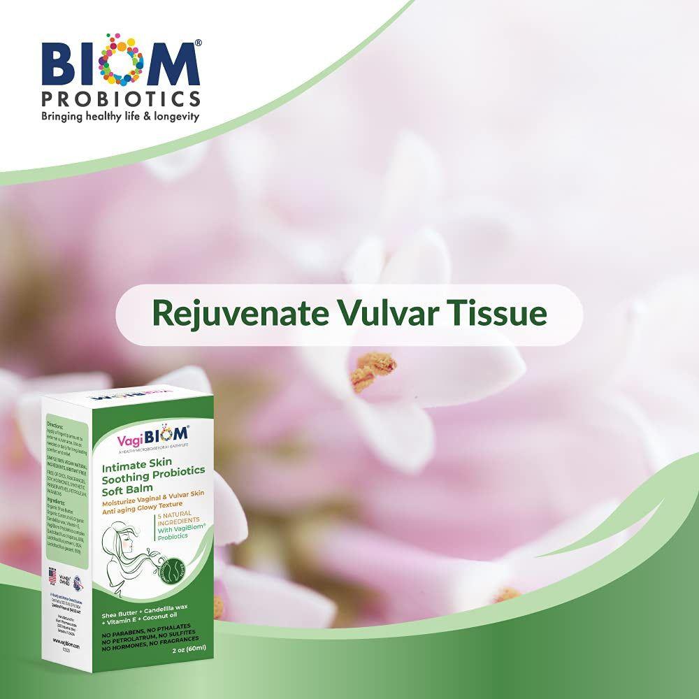 VagiBiom Intimate Skin Soothing Probiotics Soft Balm - 60ml | Nourishing Relief for Feminine Comfort