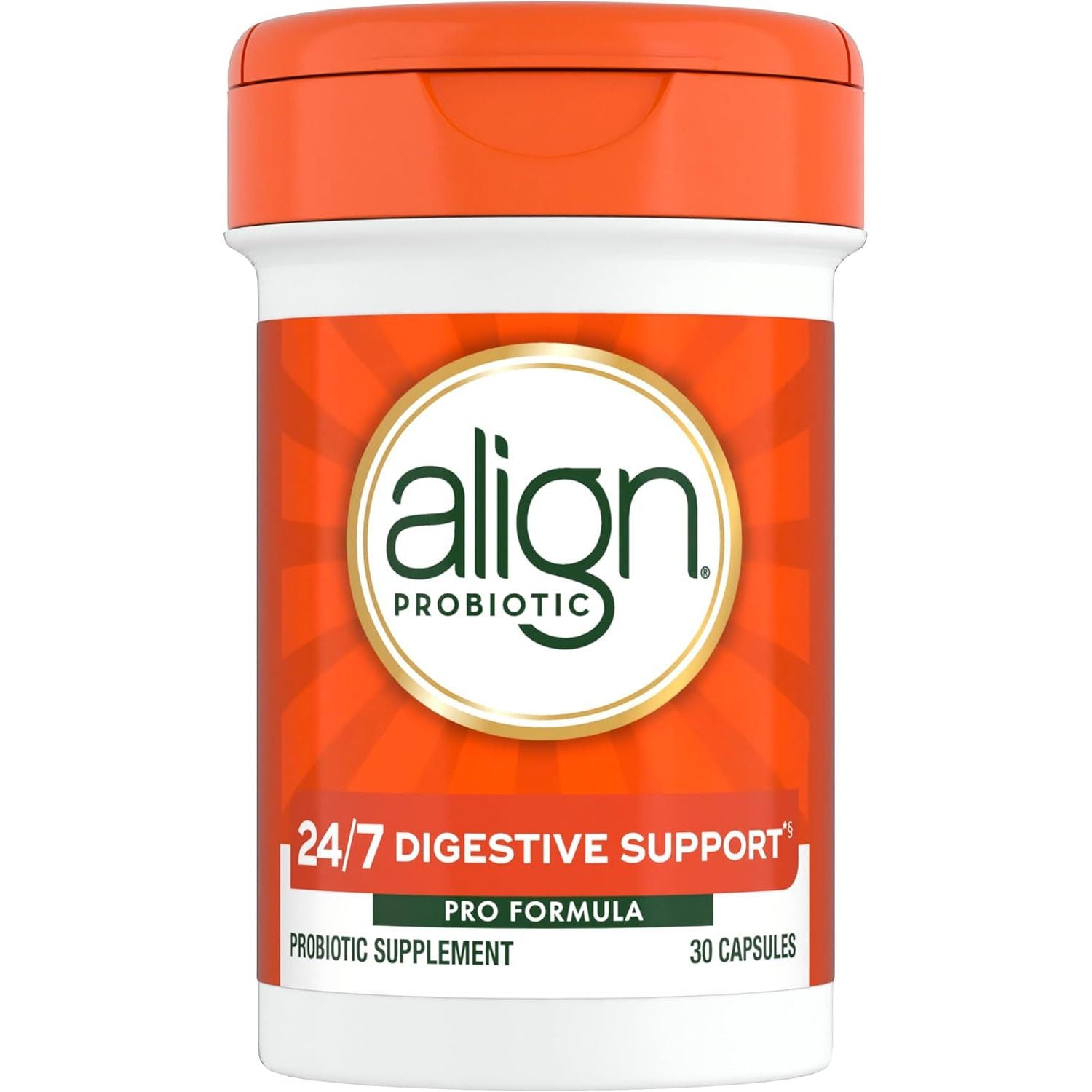 Align Probiotic 24/7 Digestive Support - 30 Capsules | Doctor-Recommended for Gut Health